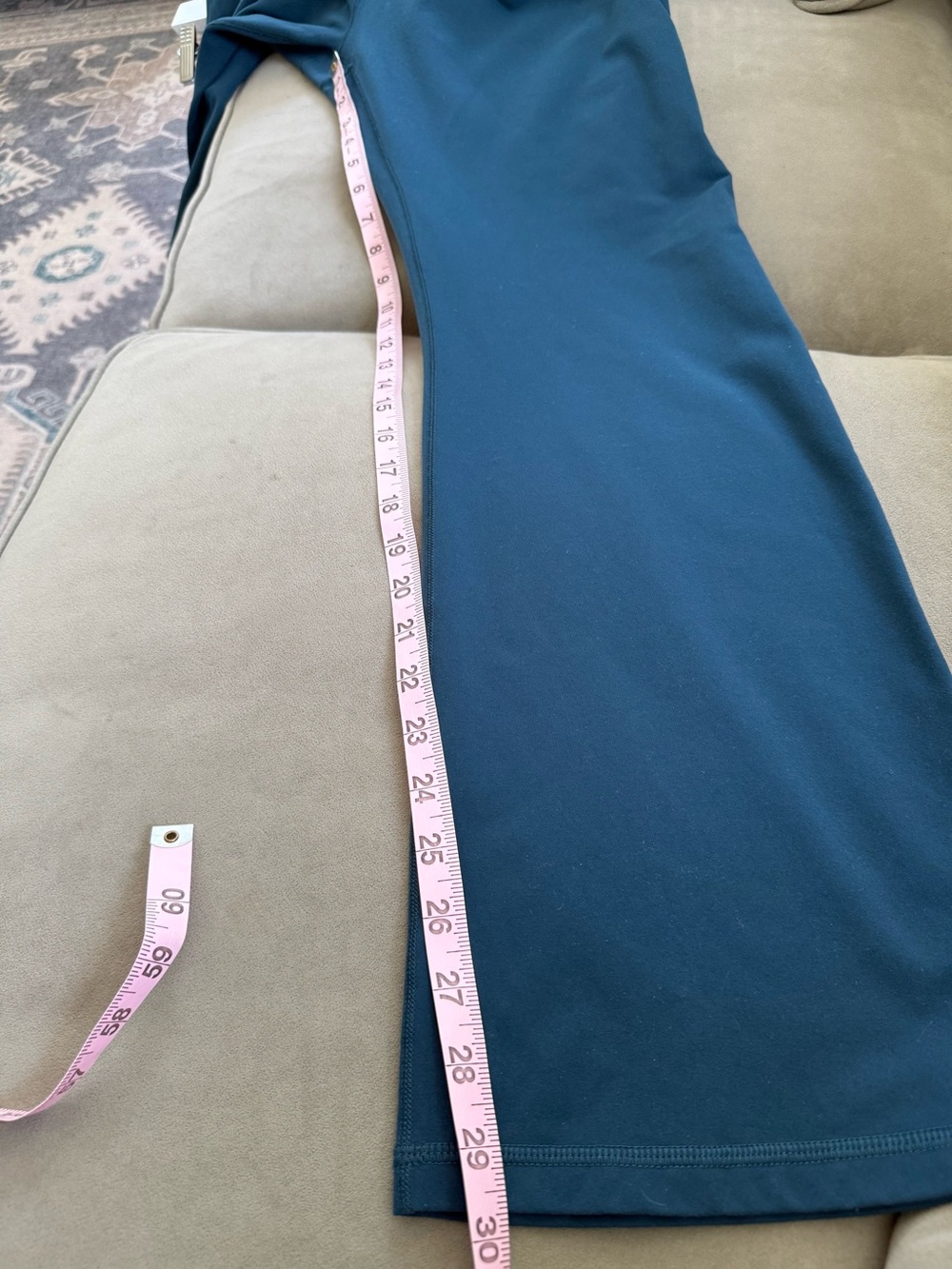 CALIA by Carrie Underwood Teal High-Waist Flare Leggings - Picture 9 of 11